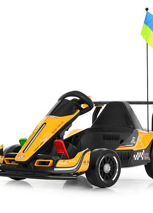 Дитячий електромобіль електрокарт kart m 6322eblr-6 до 50 кг
