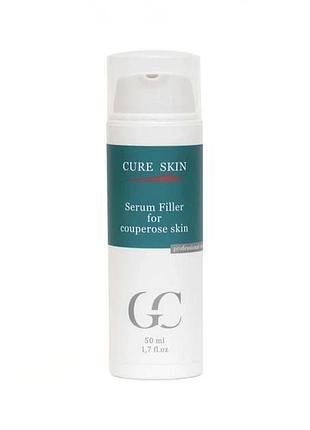 Сироватка - філер для куперозної шкіри cure skin cure skin serum filler for couperose skin 50 мл