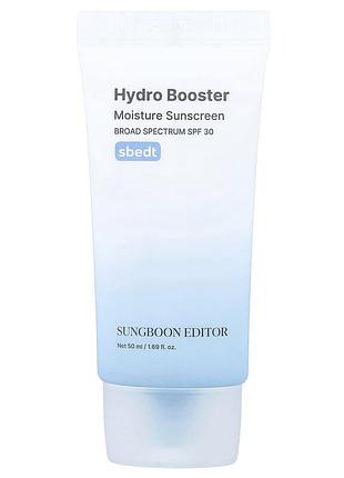 Солнцезащитный крем для лица sungboon editor hydro booster moisture sunscreen spf 30, 50 мл