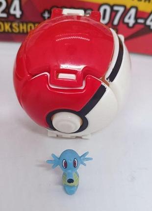 Пикачу шар покемон pokemon pikachu мяч покеболл детская игрушка покебол игрушка pokemon go с фигуркой