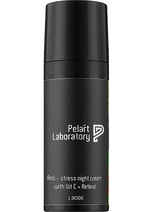 Крем ночной антиоксидантный с витамином с и ретинолом - pelart laboratory anti-stress