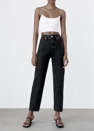 Жіночі чорні джинси zara