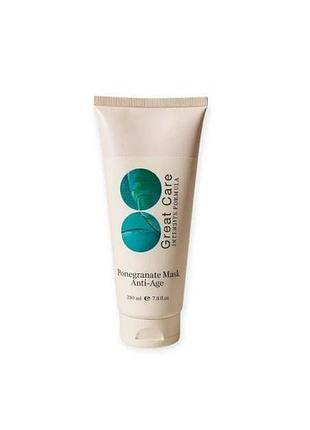Гранатовая маска anti-age great care pomegranate mask anti-age 230 мл