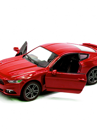 Колекційна іграшкова машинка ford mustang gt kt5386w інерційна red