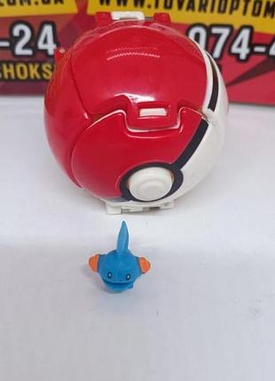Пикачу шар покемон pokemon pikachu мяч покеболл детская игрушка покебол игрушка pokemon go с фигуркой