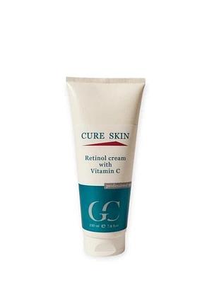 Крем з ретинолом і вітаміном с cure skin retinol cream with vitamin c 230 мл