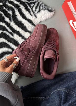 Nike air force 1 low burgundy crush 4