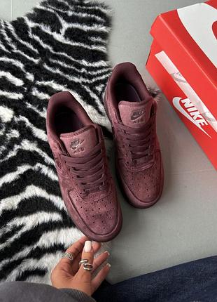 Nike air force 1 low burgundy crush 5