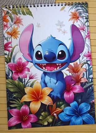 Раскраска стич stitch а4 (37101)