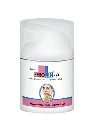 Гель від акне перолайт-а / perolite-a з бензоїл пероксидом та адапаленом