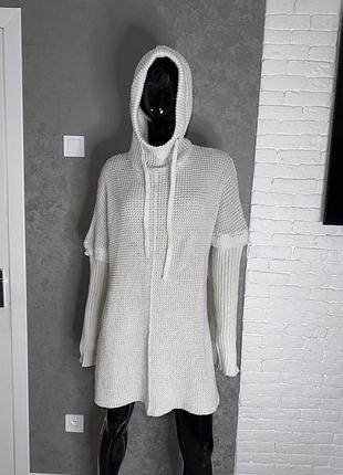 Кофта з капюшоном туніка джемпер светр shein, m