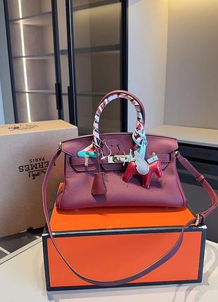 Hermes birkin 30 bordeaux gold hardware 2