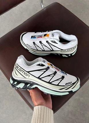 Salomon xt-6 white icy morn