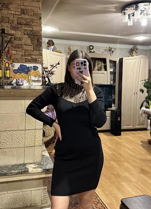 Сукня в рубчик