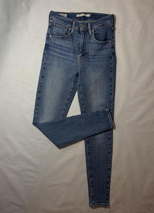 Оригінальні жіночі джинси levi’s premium mile high super skinny, р. 24