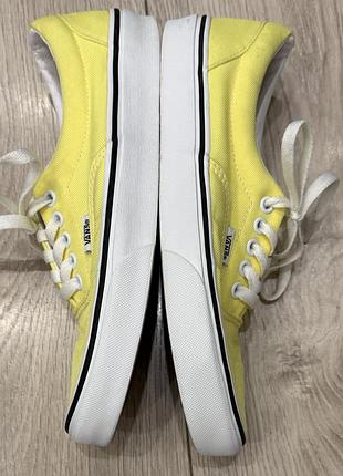 Жовті кеди vans 4