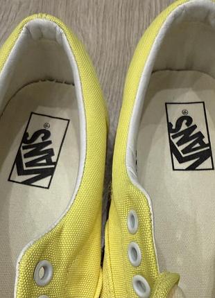Жовті кеди vans 6