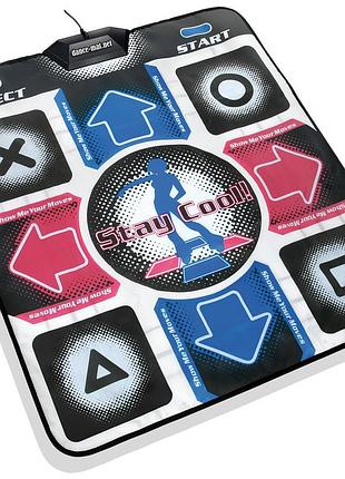 Детский танцевальный коврик dance mat + диск с программой stepmania с подключением к пк 92 х 80 см 6