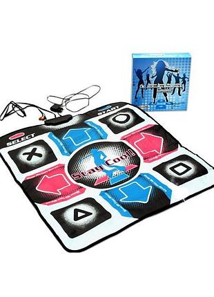 Детский танцевальный коврик dance mat + диск с программой stepmania с подключением к пк 92 х 80 см 7