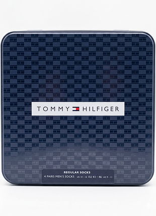 Подарунковий набір шкарпеток для чоловіків 43-46 tommy hilfiger чоловічий подарунковий набір оригінальних шкарпеток