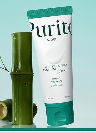Крем для обличчя purito seoul mighty bamboo panthenol cream 100 ml