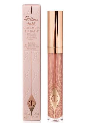 Колагеновий блиск для губ charlotte tilbury collagen lip bath (pillow talk) 7.9 ml