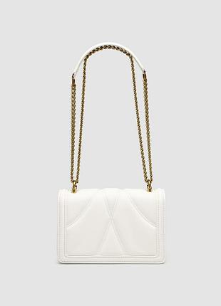 💎 dolce&gabbana medium devotion bag in quilted nappa leather white 21 x 14 x 8 см 2
