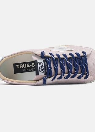 Golden goose true star pink white