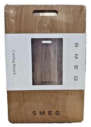 Кухонная доска для нарезки smeg cutting board деревянная доска 33×24