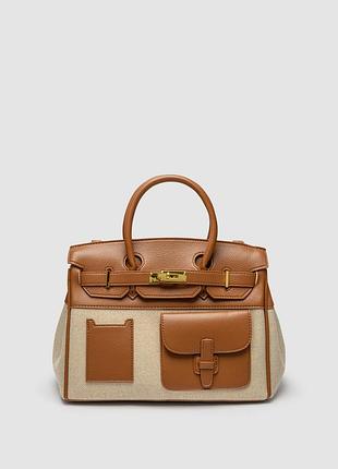 🤍 porté bag textile/ginger 30 х 21 х 16.5 см