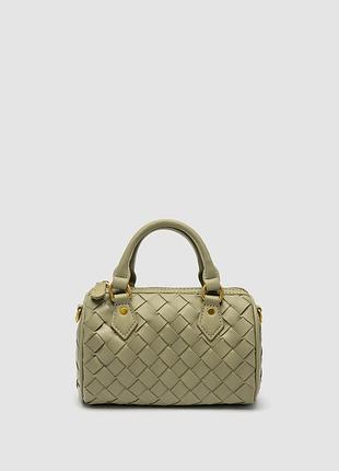 🤍 hadley bag green/gold 18 х 11 х 8 см