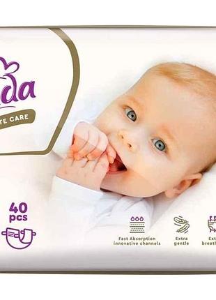 Подгузники р.3 40шт детские no3 elite care midi (4-9кг) тм dada