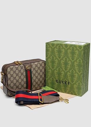 🦁 gucci ophidia medium crossbody bag beige 4