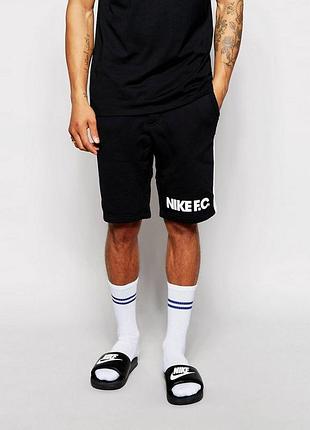 Шорти nike ( найк ) чорні чоловічі трикотажні