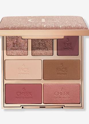 Палітра для обличчя та очей face palette instant look dreamy, bronzed beauty