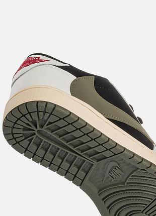 Nike air jordan 1 low og x travis scott olive 3