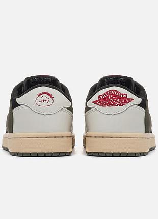 Nike air jordan 1 low og x travis scott olive 4