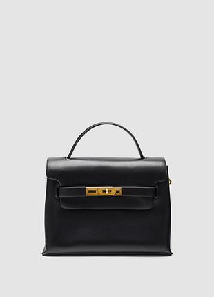 🤍 marquise bag black/gold 23 х 17 х 10 см