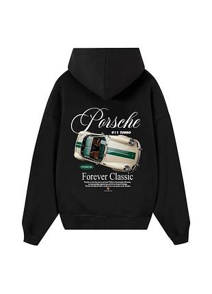 Худи loys толстовка с принтом porsche classic hoodie, черный xl