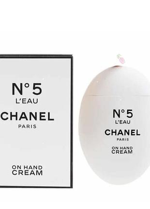 Парфумований крем для рук chanel n5 l'eau on hand cream, 50 мл