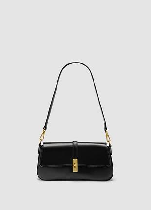 🤍 terre bag black/gold 26 х 12 х 5.5 см