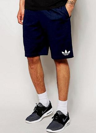 Шорты adidas ( адидас ) адидас синие
