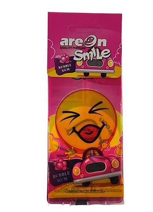 Ароматизатор на зеркало сухой smile dry смайлик жвачка areon