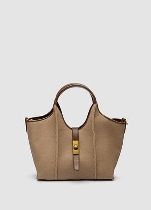 🤍 tenera bag brown 24 х 17 х 12 см
