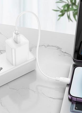 Кабель hoco lightning hyper charging data cable x96 |0.25m, 2.4a/12w| 4757456 7