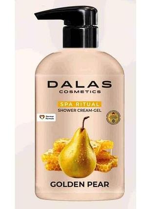 Крем-гель для душу 550мл golden pear тм dalas
