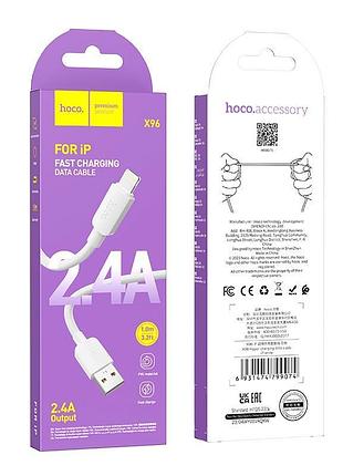 Кабель hoco lightning hyper charging data cable x96 |1m, 2.4a| 4757455 10