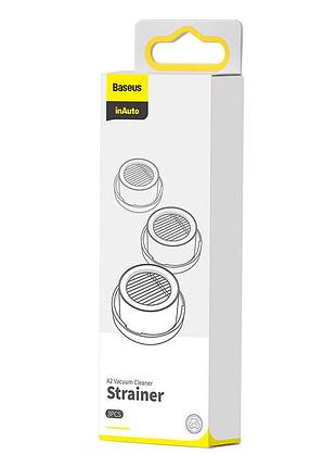 Фільтр для пилососу baseus car vacuum cleaner strainer a2 (3pcs) (crxcqa2-a01) 4758468 2