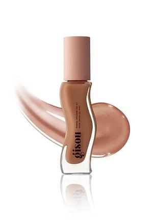 Олія для губ gisou "sticky toffee" honey infused lip oil, 8 ml