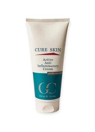 Активний протизапальний крем cure skin active anti inflammatory cream 230 мл